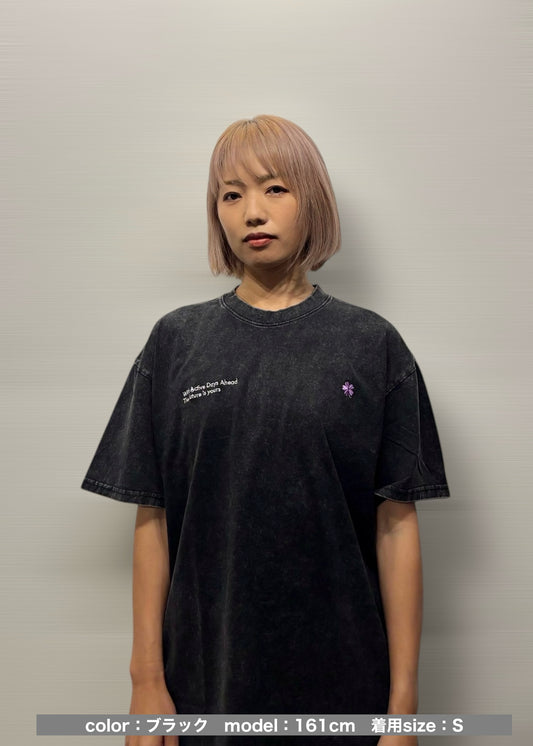 YUTORI cotton T-shirt［ブラック］