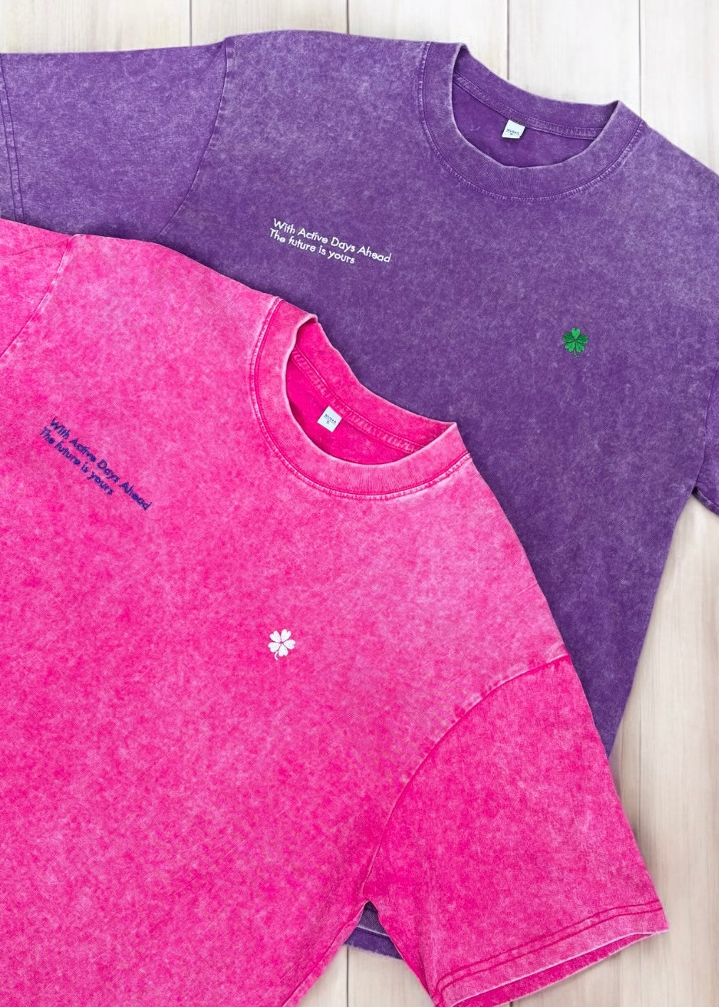 YUTORI cotton T-shirt［パープル］
